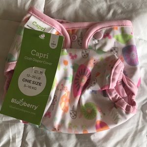 Blueberry Capri Diaper Cover